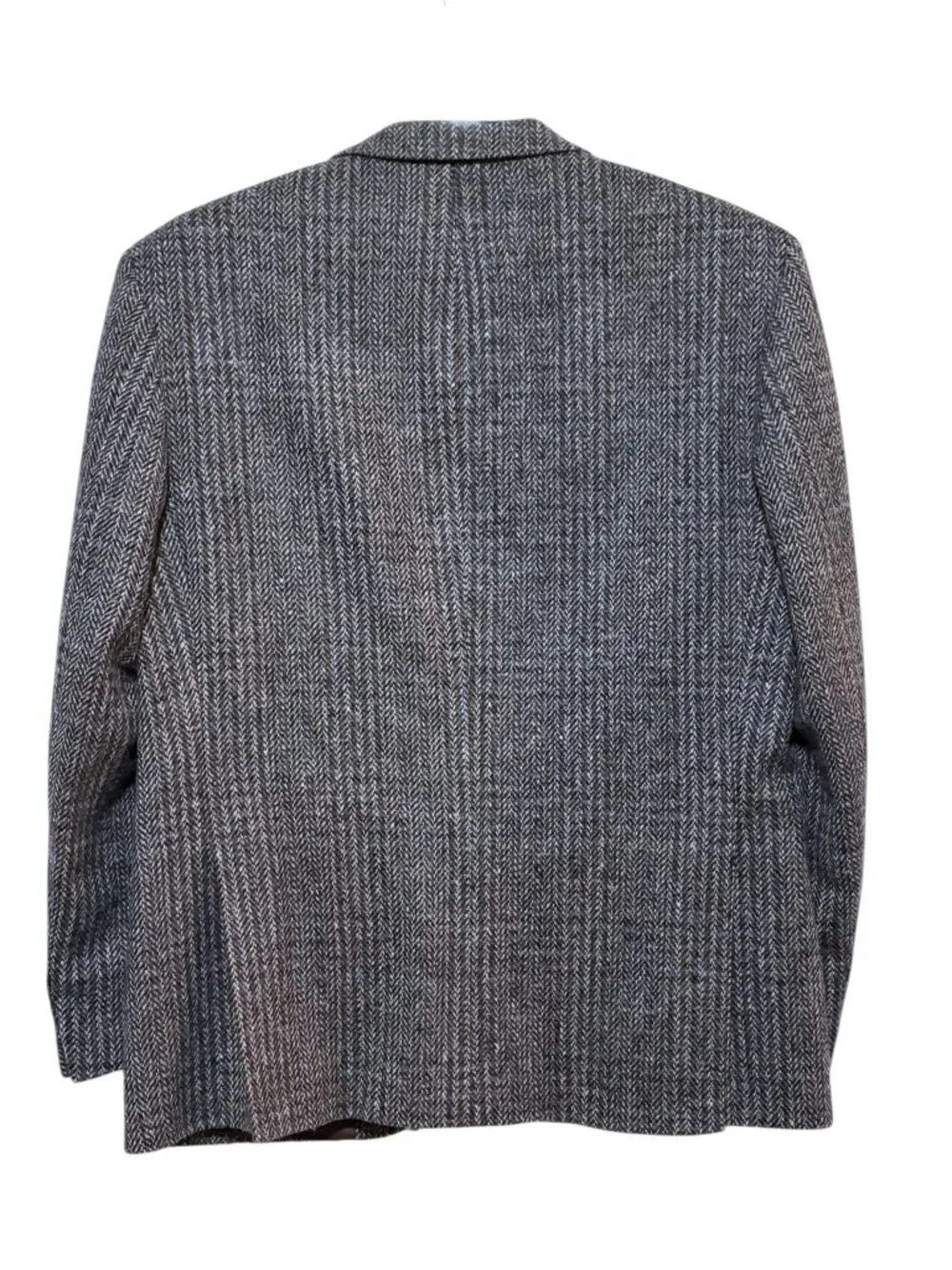 Vintage Triona Jacket 44R Blazer Sport Coat Tweed Herringbone Ireland 100% Wool